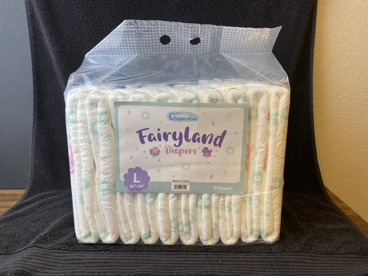 Large Fairyland Adult Diaper Case of 40